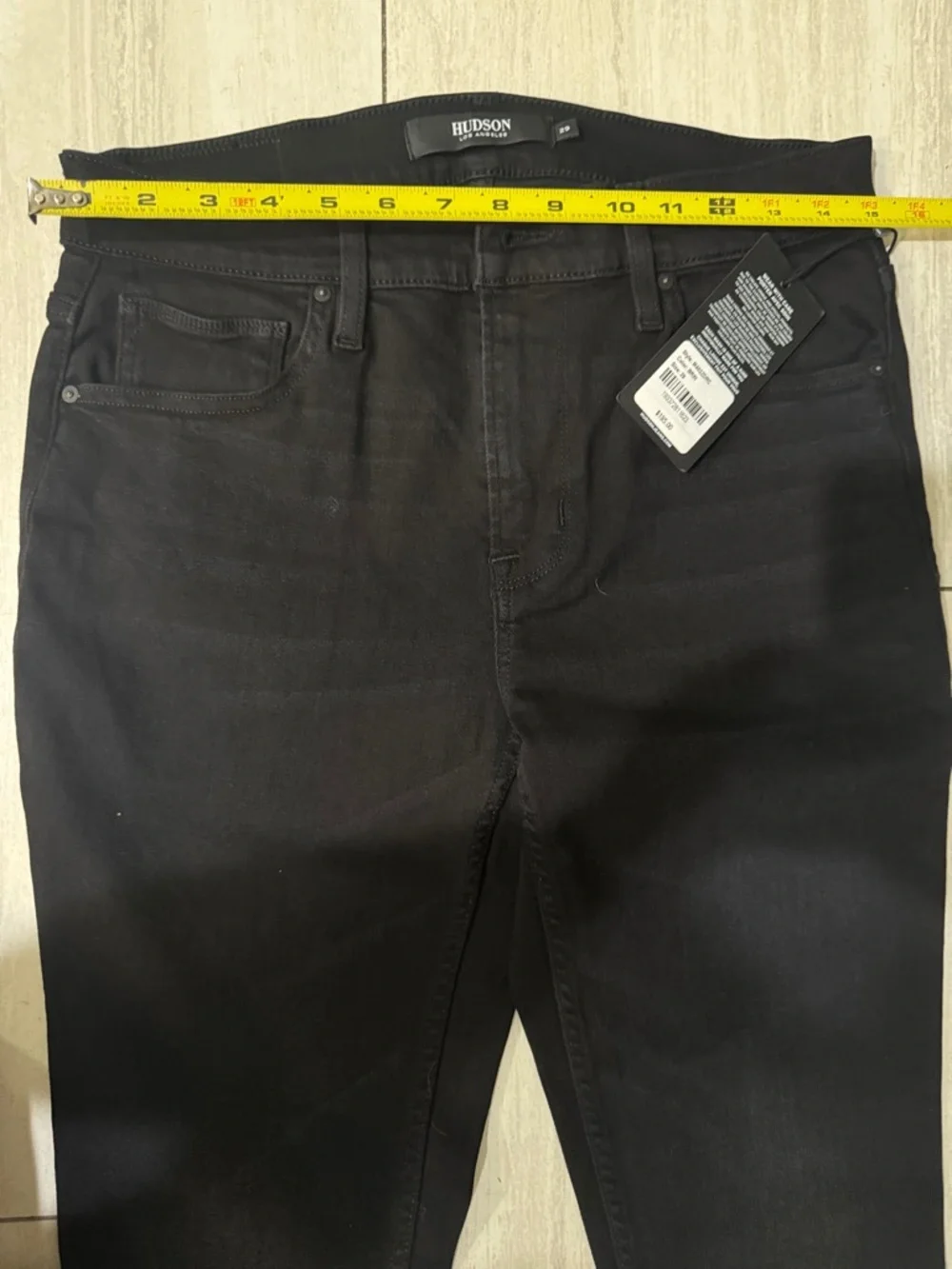 Hudson Jeans Zack Skinny Fit - Black